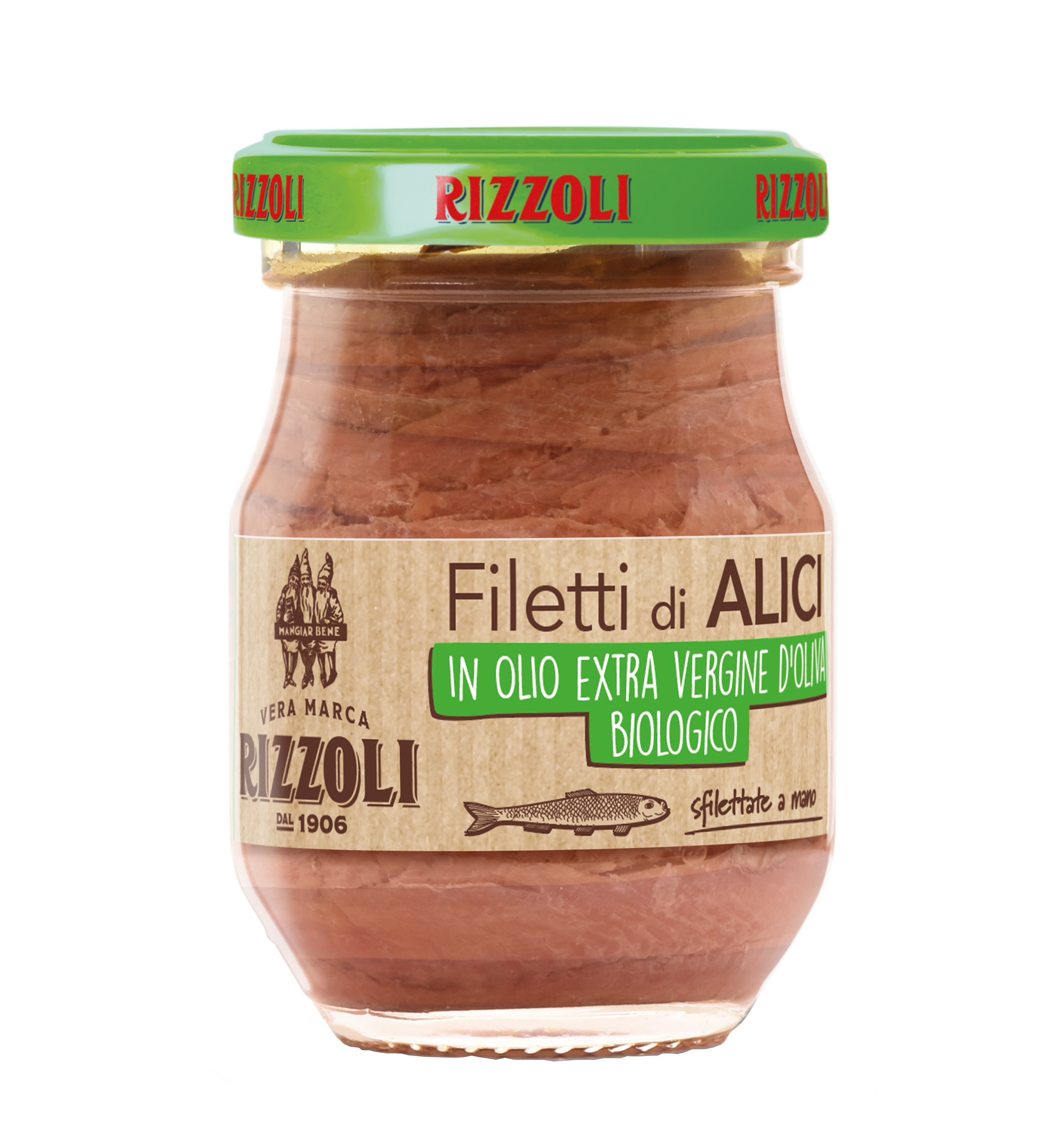 Filetti di Alici in Olio Extra Vergine di Oliva Bio