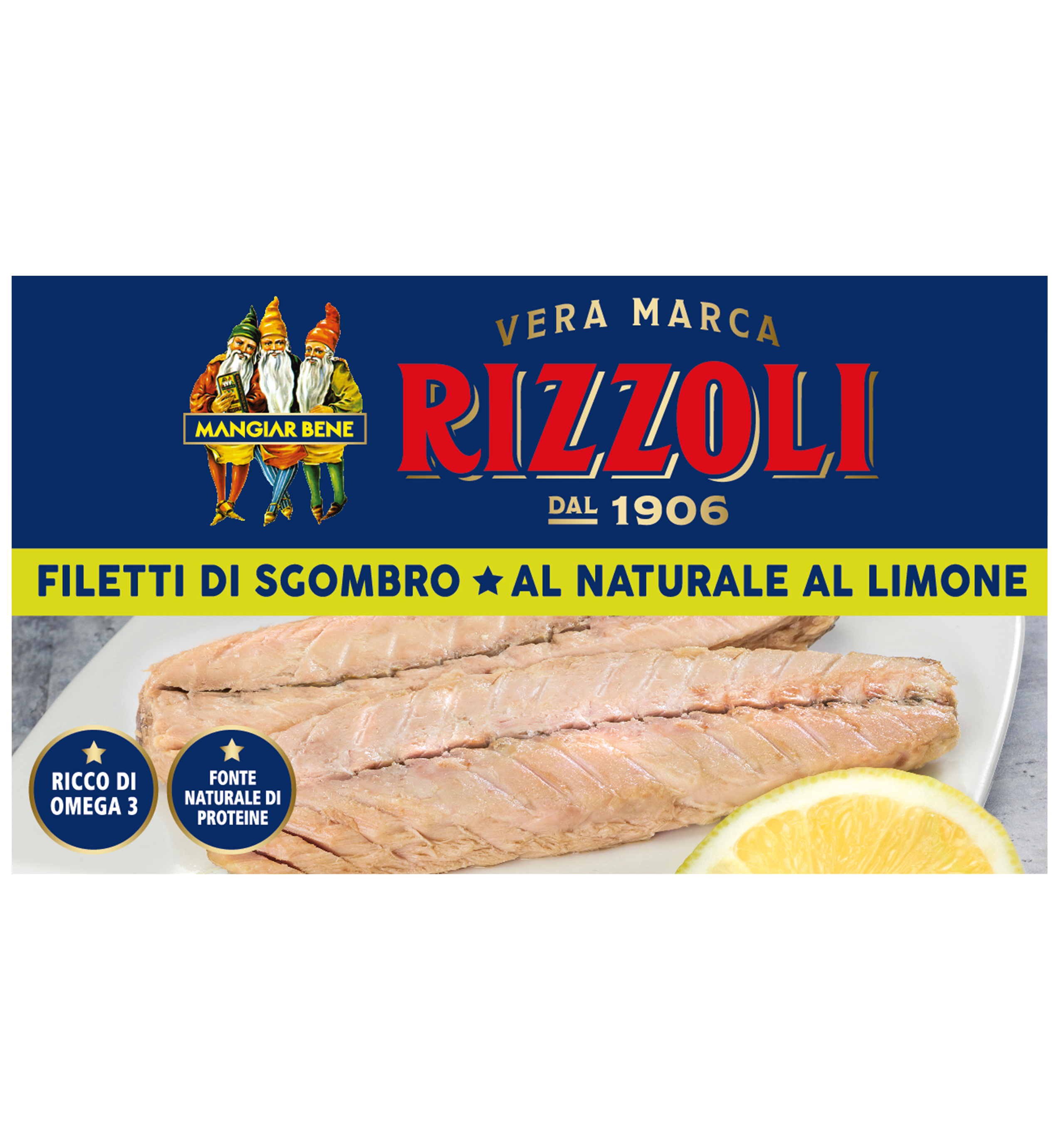 Filetti di Sgombro al Naturale al Limone