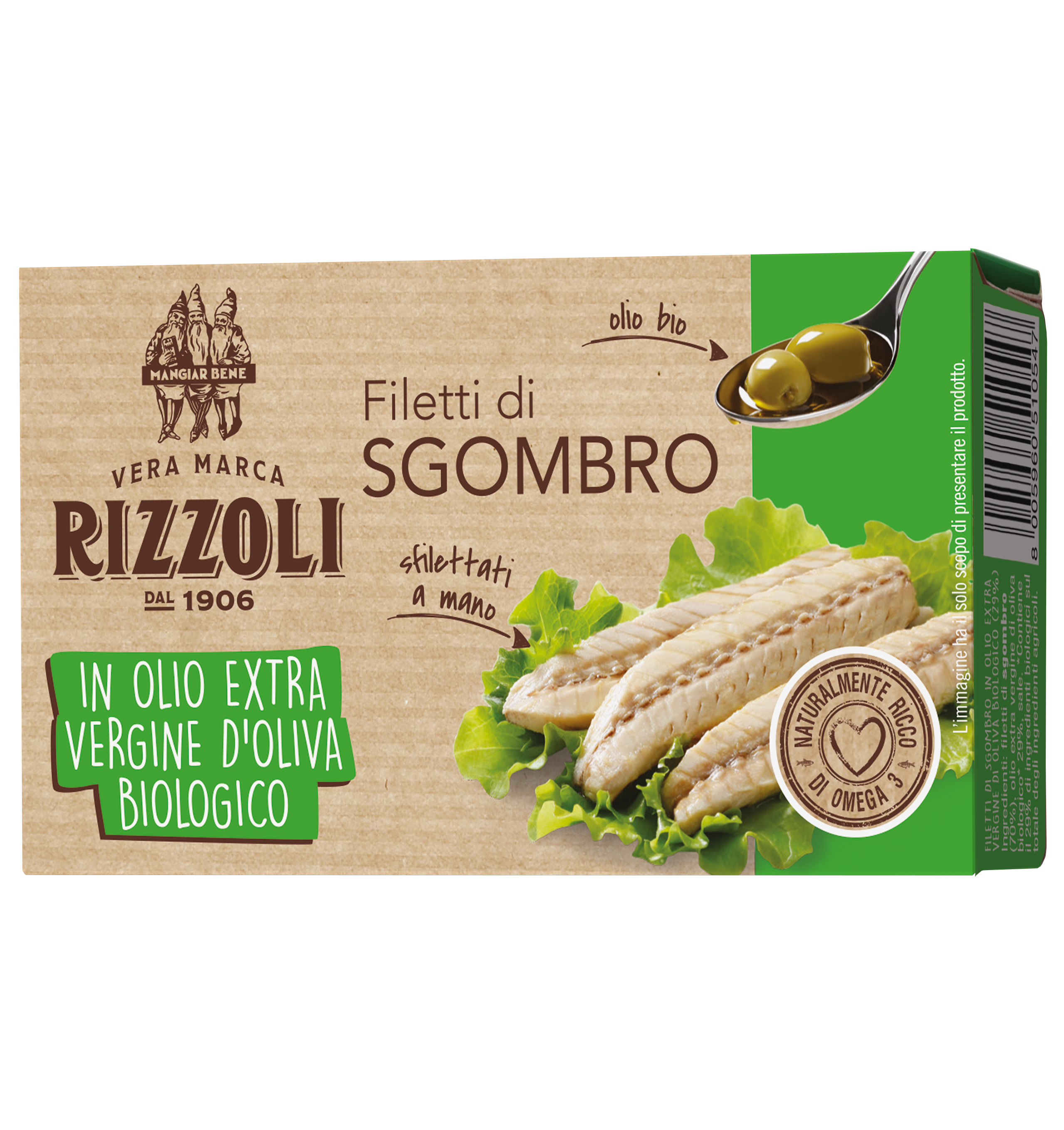 Filetti di Sgombro in Olio Extra Vergine di Oliva Bio